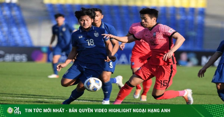 Video bóng đá U23 Thái Lan - U23 Hàn Quốc: Tan nát hiệp 1, nguy cơ bị loại (ASIAD)